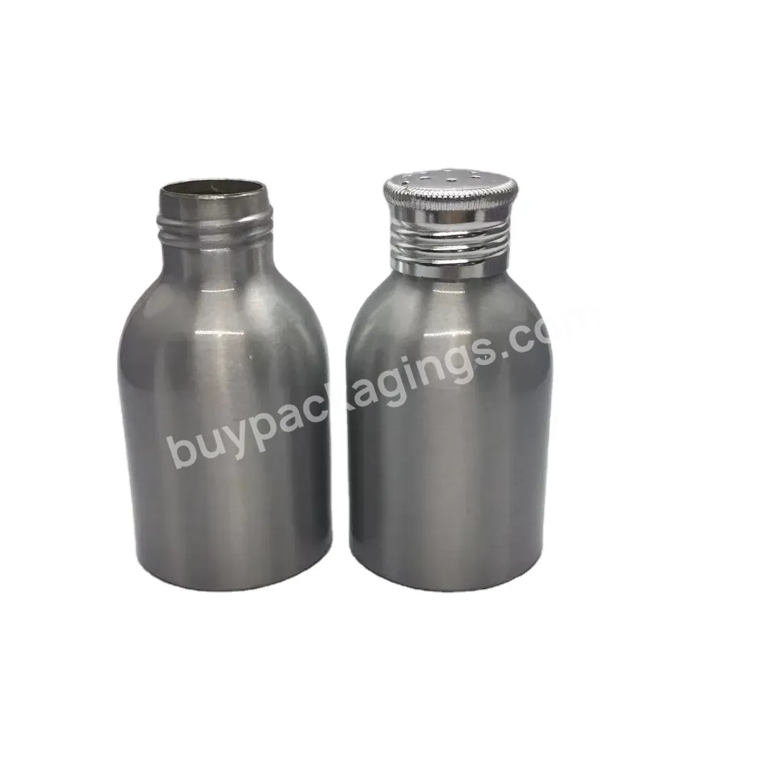 Oem Oem Custom Cosmetic Loose Powder Empty Aluminum Bottle 80ml