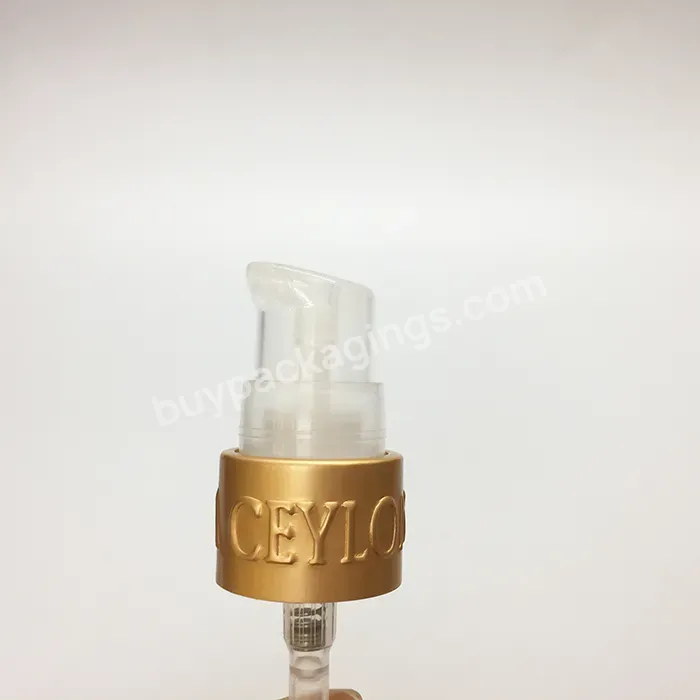 Oem Oem Custom Cosmetic Plastic Aluminum Treatment Pump/cream Pump Manufacturer/wholesale