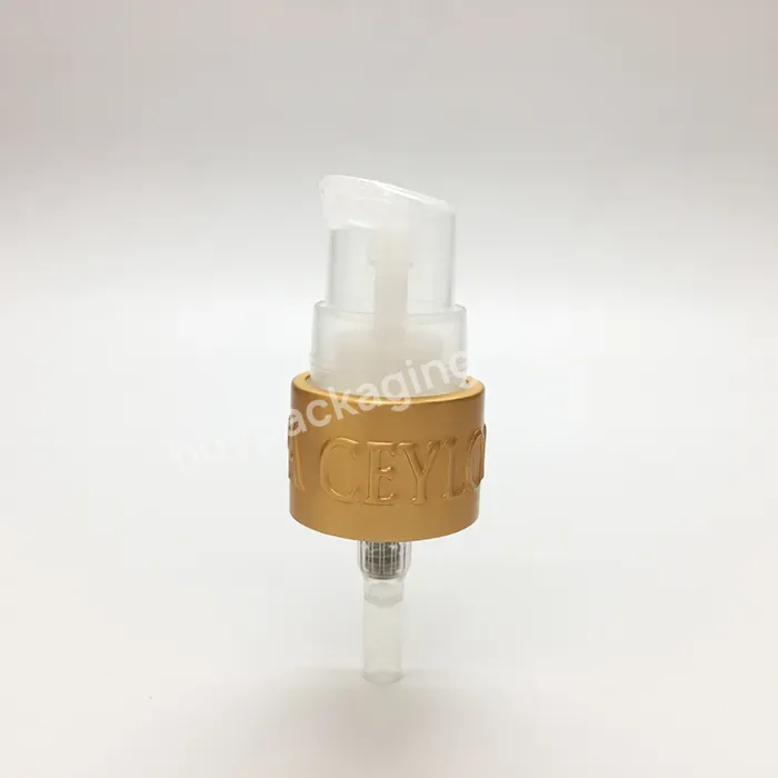 Oem Oem Custom Cosmetic Plastic Aluminum Treatment Pump/cream Pump Manufacturer/wholesale