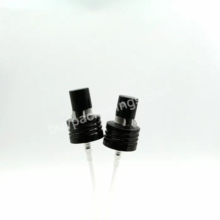 Oem Oem Custom Customized Black Color 20/410 24/410 Aluminum Screw Perfume Mist Sprayer Pump Manufacturer/wholesale