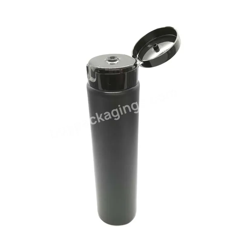 Oem Oem Custom Empty 100ml Mate Black Plastic Hand Cream Soft Tube With Flip Top Cap For Cosmetics Packaging Wholesale Manufacture Supplier