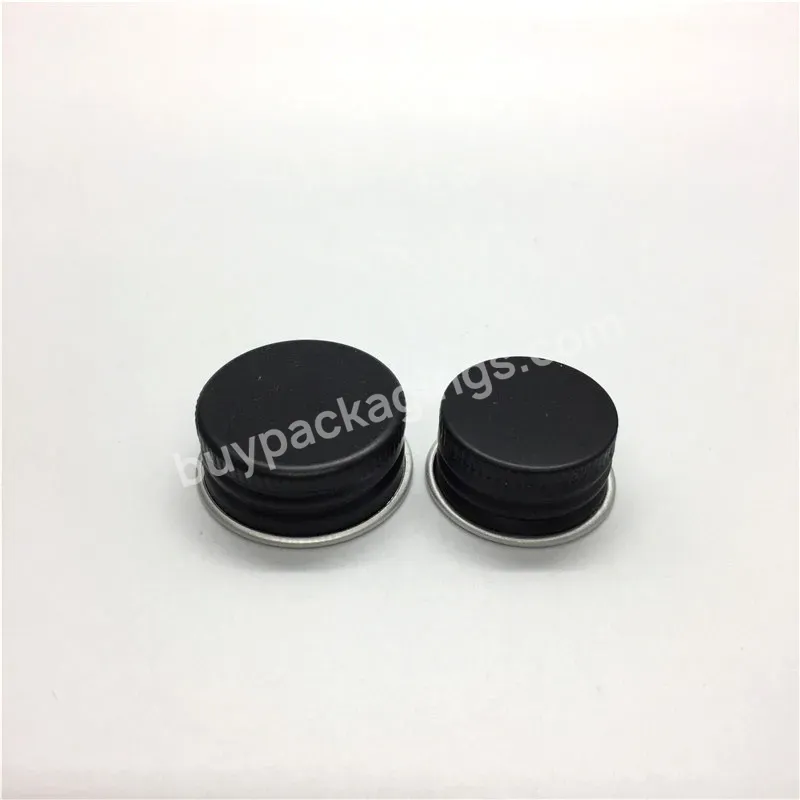 Oem Oem Custom Good Quality Matte Black Metal Aluminium Lid Manufacturer