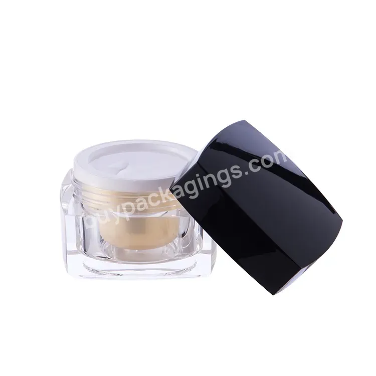 Oem Oem Custom High-class Beautiful New Empty Acrylic Cosmetic Cream Jar Manufacturer/wholesale