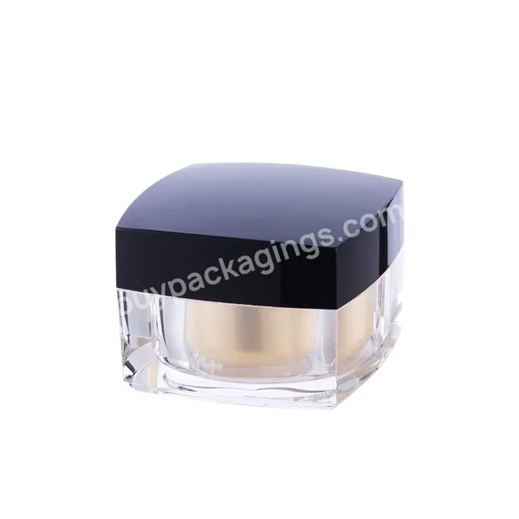 Oem Oem Custom High-class Beautiful New Empty Acrylic Cosmetic Cream Jar Manufacturer/wholesale