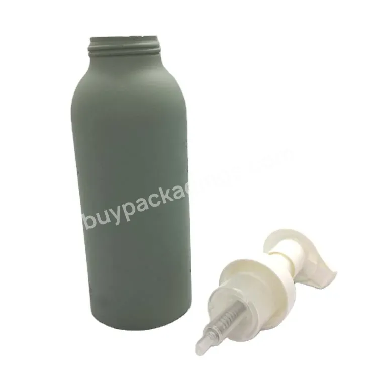 Oem Oem Custom High Grade Washroom Hand Washing Soap Bottle 300ml Aluminum Hand Soap Bottle With Soft Touch Surface