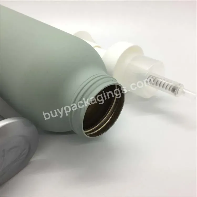 Oem Oem Custom High Grade Washroom Hand Washing Soap Bottle 300ml Aluminum Hand Soap Bottle With Soft Touch Surface