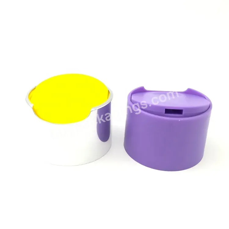 Oem Oem Custom Hot Sale 24/410 Plastic Double Wall Disc Top Cap Screw Cap For Cosmetic Bottle Manufacturer/wholesale