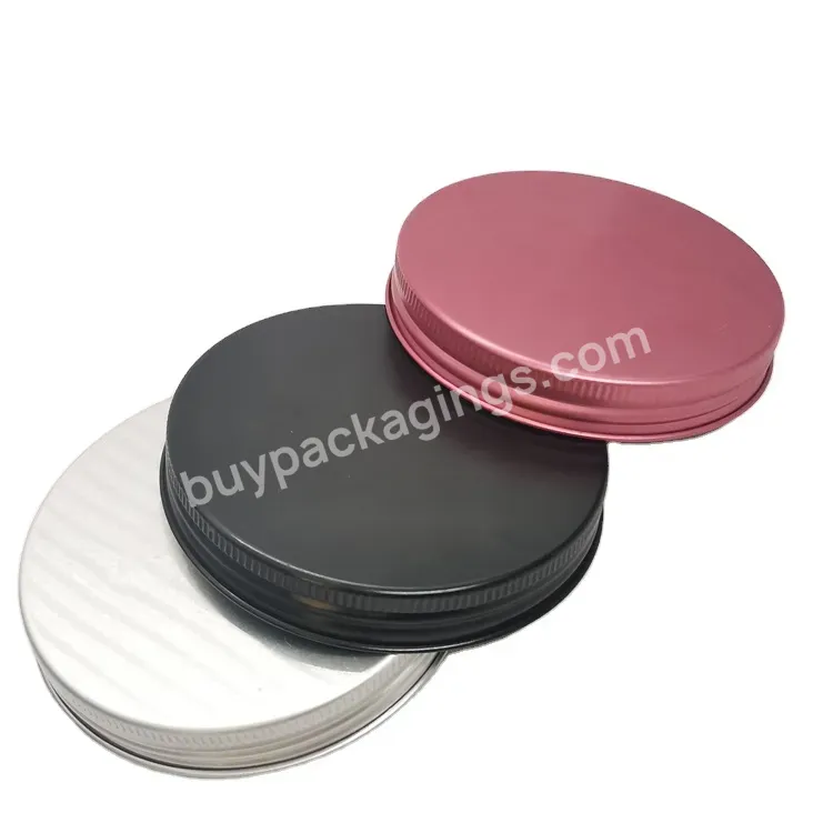 Oem Oem Custom Logo Embossed 43/400 Metal Lids Aluminum Screw Caps With Foam Liner