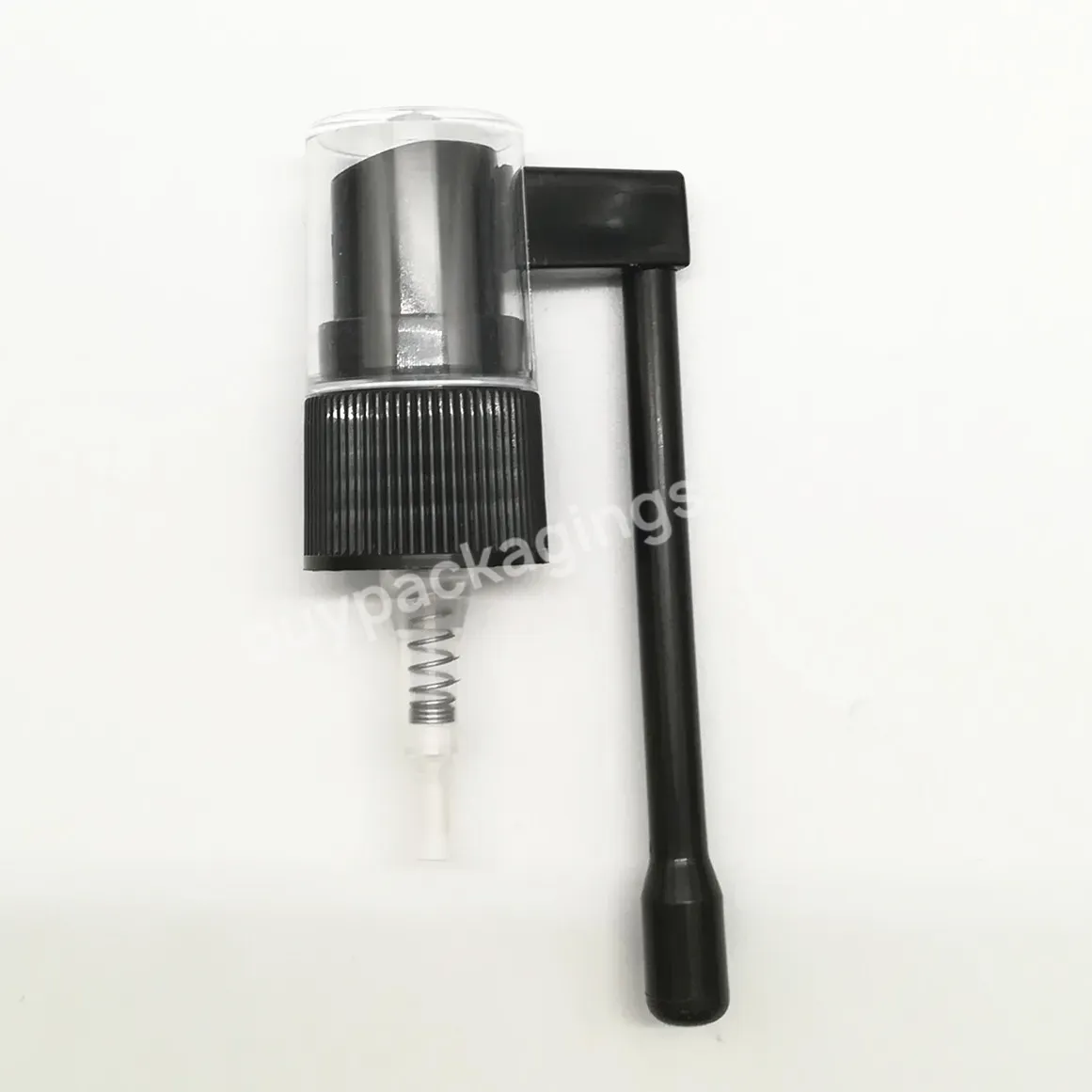 Oem Oem Custom Long Nozzle Plastic Spray Nozzle Medical Screw Pump Sprayer Oral Mouth Spray 20mm 24mm Manufacture