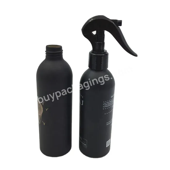 Oem Oem Custom Matte Black Aluminum Perfume Bottle Frosted Cosmetic Aluminum Bottle Manufacturer/wholesale