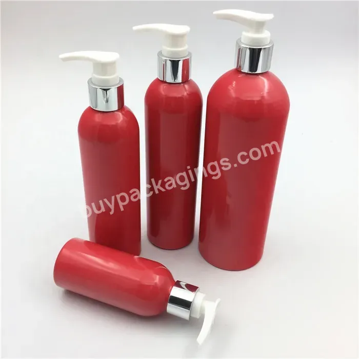 Oem Oem Custom Matte Red Color Aluminum Daily Care Bottle 50ml 100ml 150ml 200ml Cosmetic Aluminum Bottle Manufacturer/wholesale