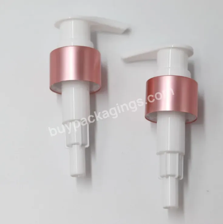 Oem Oem Custom Matte Rose Gold Hand Lotion Dispenser Pump 24/410