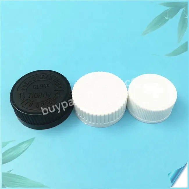 Oem Oem Custom New Pp Child Safety Bottle Cap White Child Proof Cap 38mm 42mm Manufacturer/wholesale