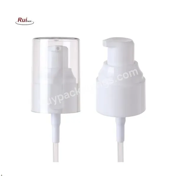 Oem Oem Custom Plastic Cream Pump Dispenser 24/410 White Black Treatment Pump Cosmetics Package