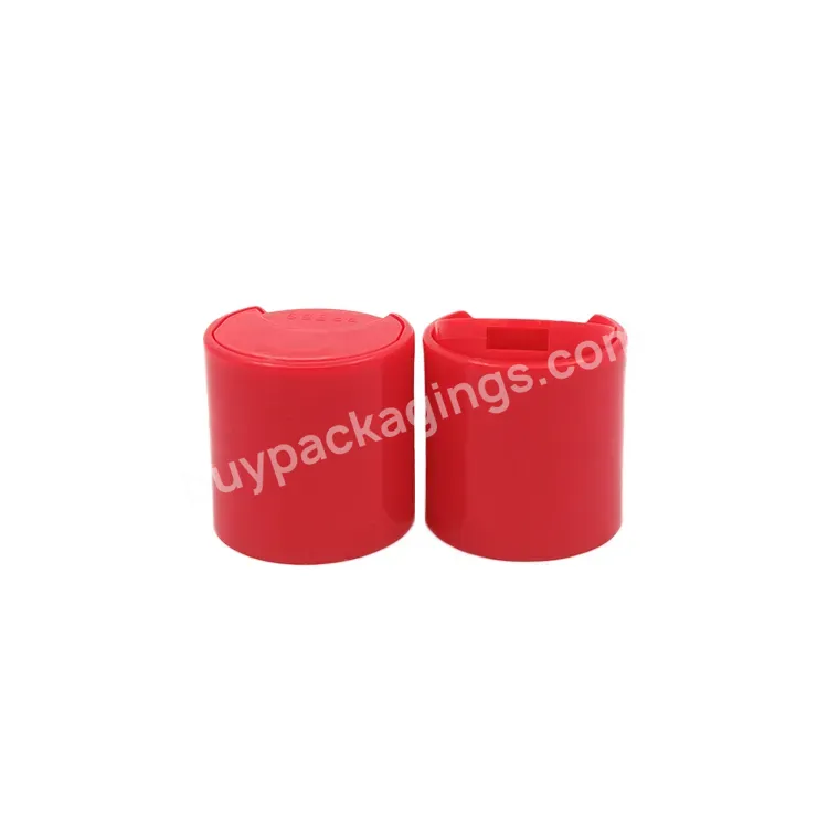 Oem Oem Custom Plastic Disc Top Cap Red 28/410,Dispenser Cap Manufacturer/wholesale