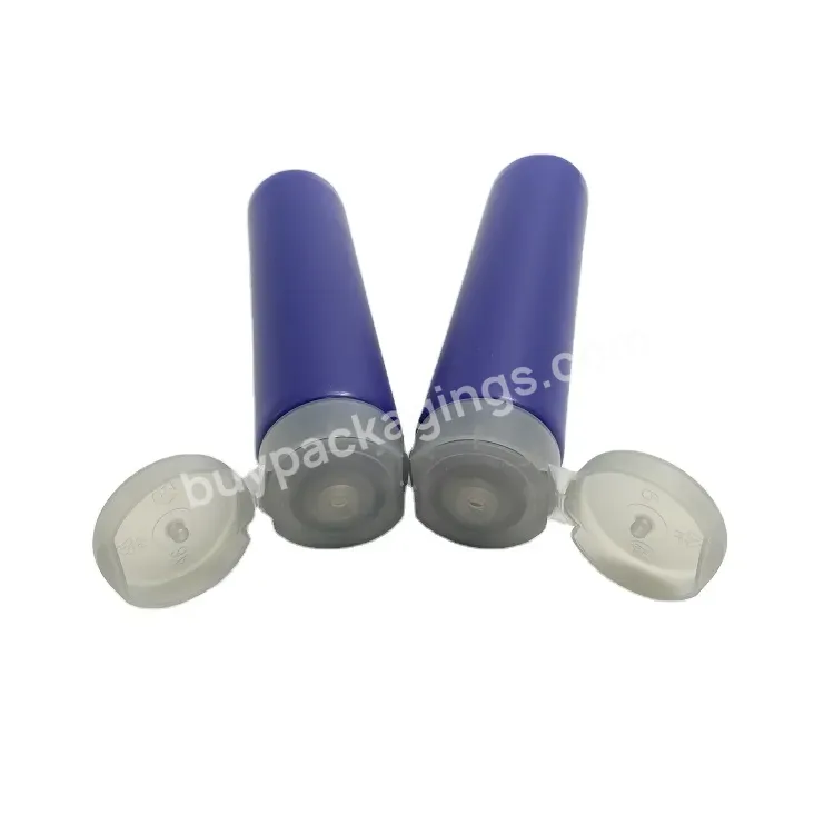 Oem Oem Custom Purple Colored Flip Top Squeeze Soft Tube For Cosmetics