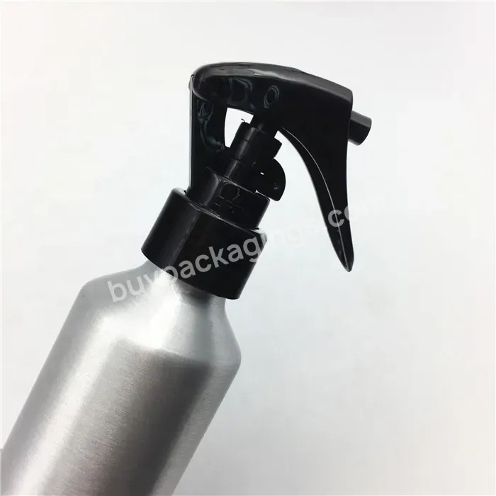 Oem Oem Custom Silver Cosmetic Aluminum Bottle With Trigger Sprayer Hair Care Aluminum Sprayer Bottle 100ml 150ml 200ml Manufacturer/wholesale