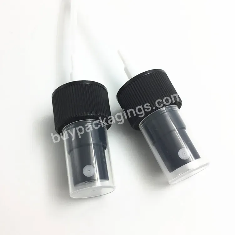 Oem Oem Custom Stock,Ready To Ship,24/410 Hair Care Ribbed Black Cosmetic Essential Oil Sprayer Top Manufacturer/wholesale