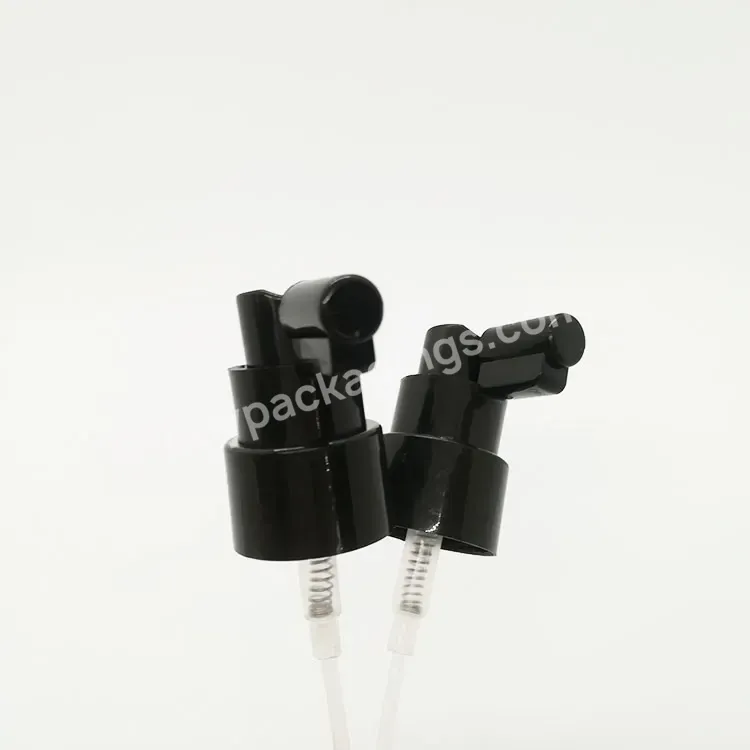 Oem Oem Custom Wholesale 18mm 18/410 Medical Throat Oral Sprayer Black Plastic Nasal Spray Pump For Bottle Manufacturer/wholesale