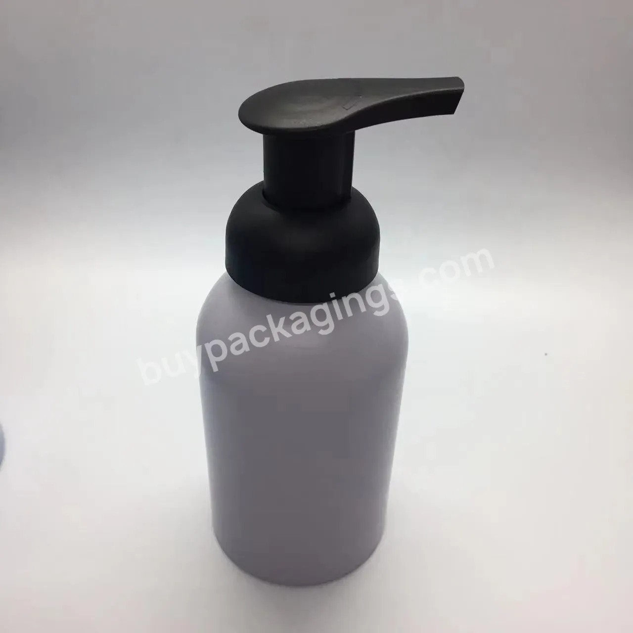 Oem Oem Custom Wholesale Boston Shape Aluminum Foam Bottle 300ml