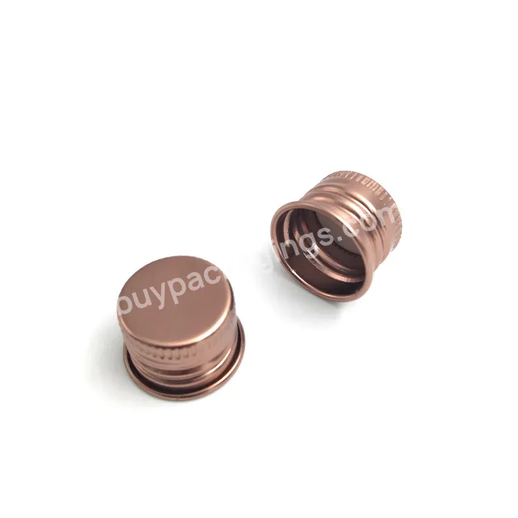 Oem Oem Custom Wholesale Factory Metal Aluminum Screw Bottle Cap 20mm 24mm 28mm Aluminum Cap