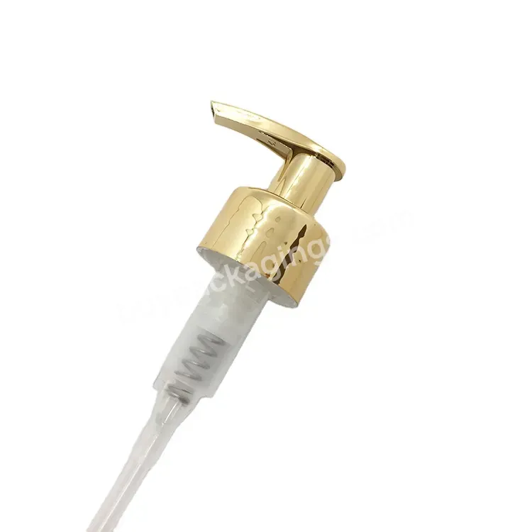 Oem Oem Custom Wholesale Rose Gold,Silver,Gold Lotion Lockable Hand Dispenser Pump 28/410