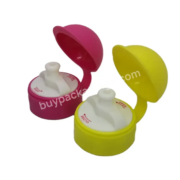 Oem Oem Customized Color Children Integrated No Spill Screw Lid Plastic Pp Left Right Lock Flip Top Lid For Aluminum Beverage Bottle