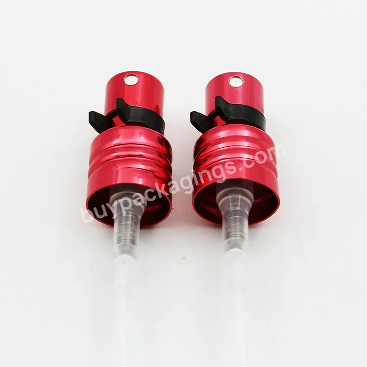 Oem Oem Factory Aluminum Screw Fine Mist Sprayer Finger Atomizer Aluminum Exposed Sprayer Pump 18mm