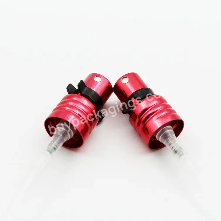 Oem Oem Factory Aluminum Screw Fine Mist Sprayer Finger Atomizer Aluminum Exposed Sprayer Pump 18mm - Buy Sprayer Pump 18mm,Aluminum Screw Fine Mist Sprayer,Finger Atomizer.