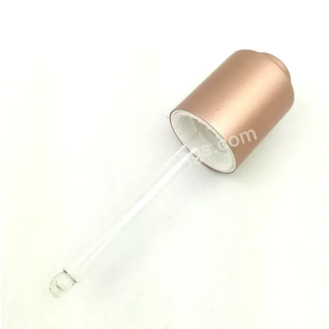 Oem Oem Factory New Rosed Golden 20mm Glass Pipette Press Cap For Dropper Bottle Manufacturer/wholesale