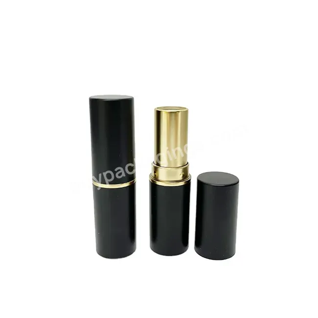 Oem Oem Gold And Matte Black Lipstick Packaging Low Price Lipbalm Packaging For Sale - Buy Custom Lipstick Packaging,Cosmetic Packaging Lipstick,Paper Lipstick Packaging.