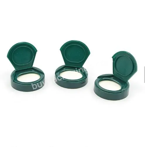 Oem Oem High Quality Green Color 38/400 Flip Top Cap With Pressure Sensitive Liner