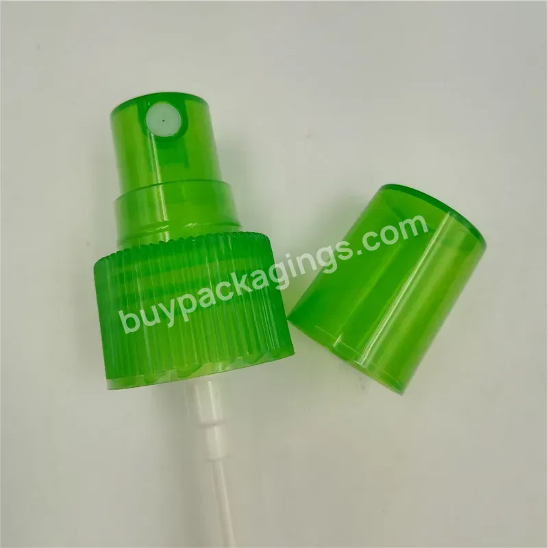 Oem Oem High Quality Green Color Fine Mist Sprayer Ribbed Closure Perfume Atomizer