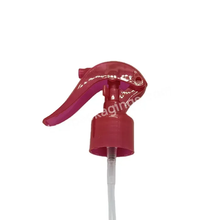 Oem Oem Hot Sale Transparent Hand Pump 24/410 28/410 Plastic Smooth Neck Mini Trigger Sprayer For Hair Care Logo