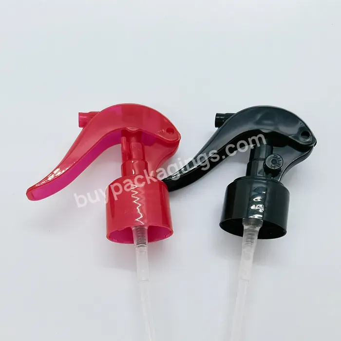 Oem Oem Hot Sale Transparent Hand Pump 24/410 28/410 Plastic Smooth Neck Mini Trigger Sprayer For Hair Care Logo