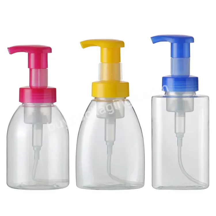 Oem Oem Logo 250ml,300ml Plastic Pet Foaming Dispenser Bottle