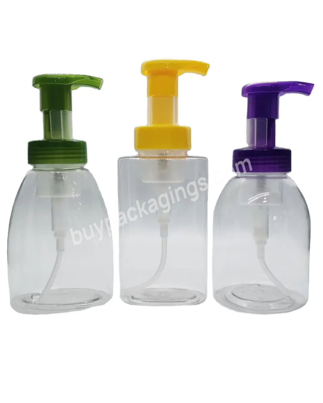 Oem Oem Logo 250ml,300ml Plastic Pet Foaming Dispenser Bottle