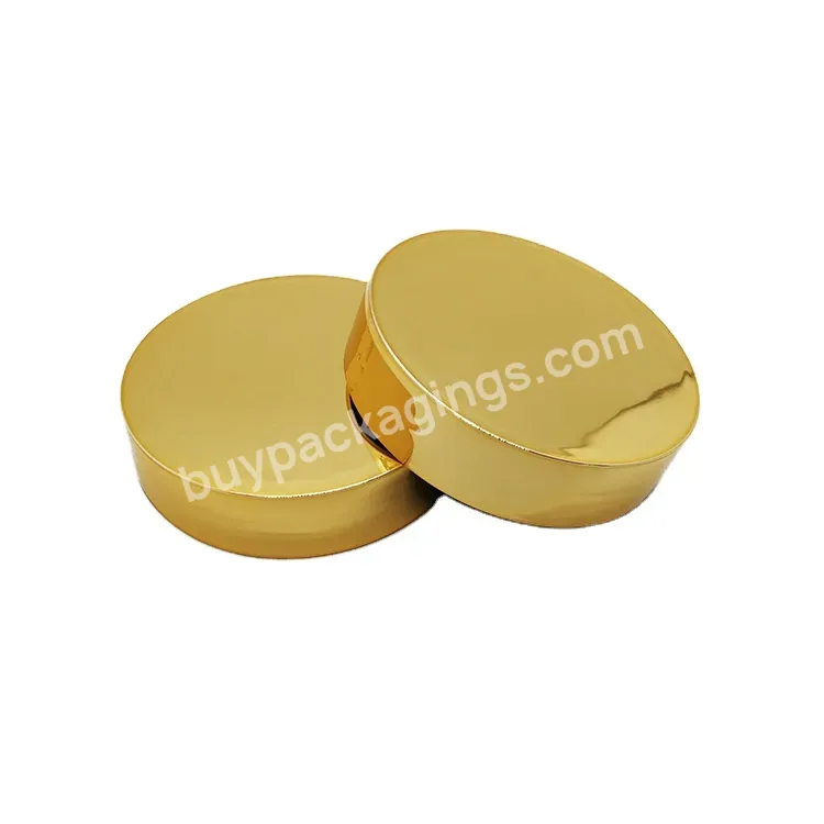 Oem Oem Logo Big Size 89mm/400 Pp Screw Cap Smooth Collar With Shiny Uv Golden Manufacturer/wholesale