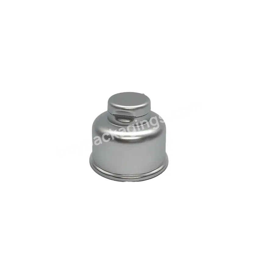 Oem Oem Logo Plastic Bell Flip Top Cap Silver Color 28/410