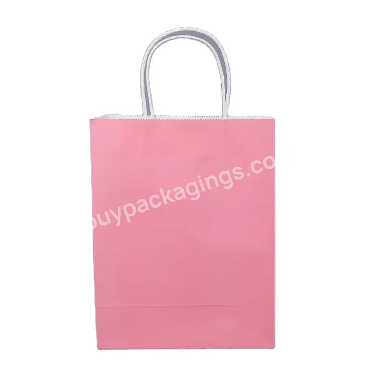 Oem Oem Logo Printing Customized Design Kraft Packaging Large Paper Shopping Bag With Handles Manufacturer/wholesale