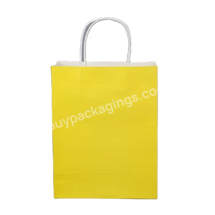 Oem Oem Logo Printing Customized Design Kraft Packaging Large Paper Shopping Bag With Handles Manufacturer/wholesale