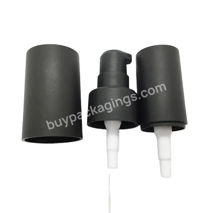 Oem Oem Logo Wholesale 20mm,24mm Matt Black Treatment Pump With Matt Over Cap Manufacturer/wholesale