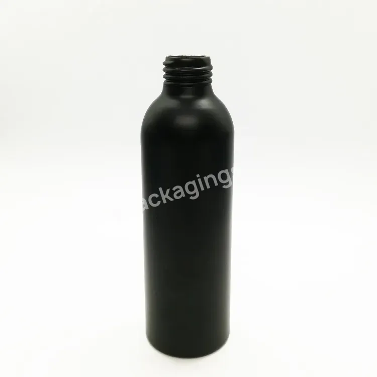 Oem Oem Manufacturer Matte Black Aluminum Cosmetic Bottle Refillable Aluminum Bottle 150ml Water Sprayer Bottle 5oz Own