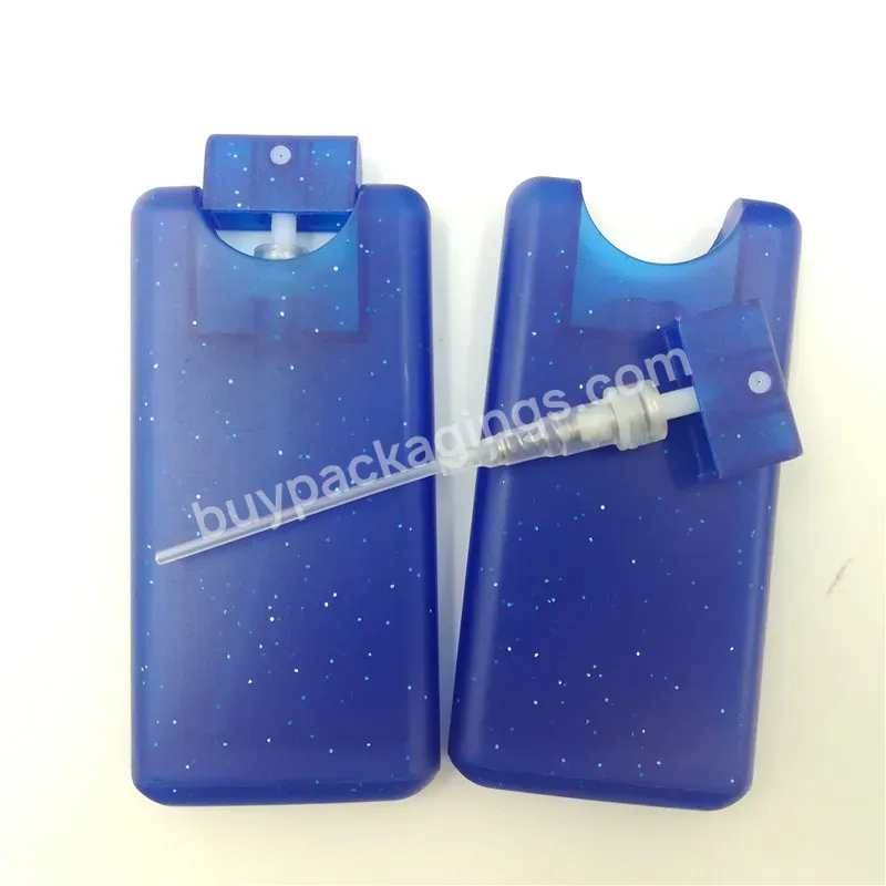 Oem Oem Mini Pocket Empty Perfume Atomizer 20ml Credit Card Spray Plastic Bottle Manufacturer/wholesale