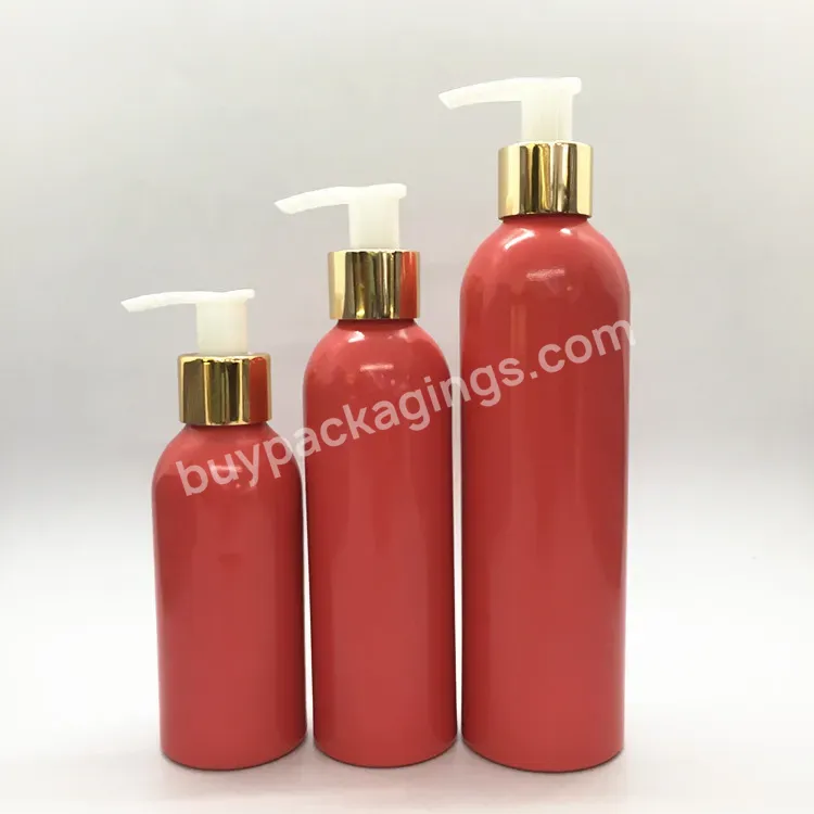 Oem Oem Personal Care Empty Shampoo Lotion Dispenser Aluminum Bottle/cosmetic Aluminum Perfume Spray Bottle