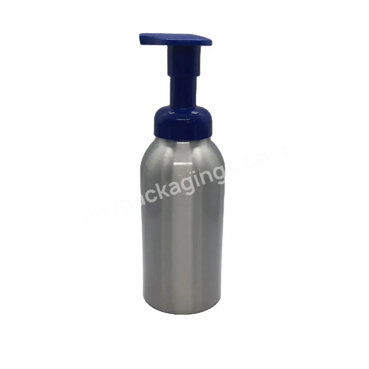 Oem Oem Recycle Empty Aluminum Foaming Dispenser Bottle 400ml