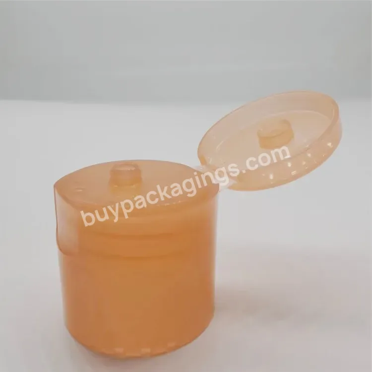 Oem Oem Screw Cap Pp Plastic Lids Cosmetic Packaging Plastic Flip Top Bottle Lids 20mm 24mm 28mm Manufacturer/wholesale