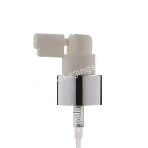 Oem Oem White Oral Sprayer Pump With Shiny Silver Neck 24/410