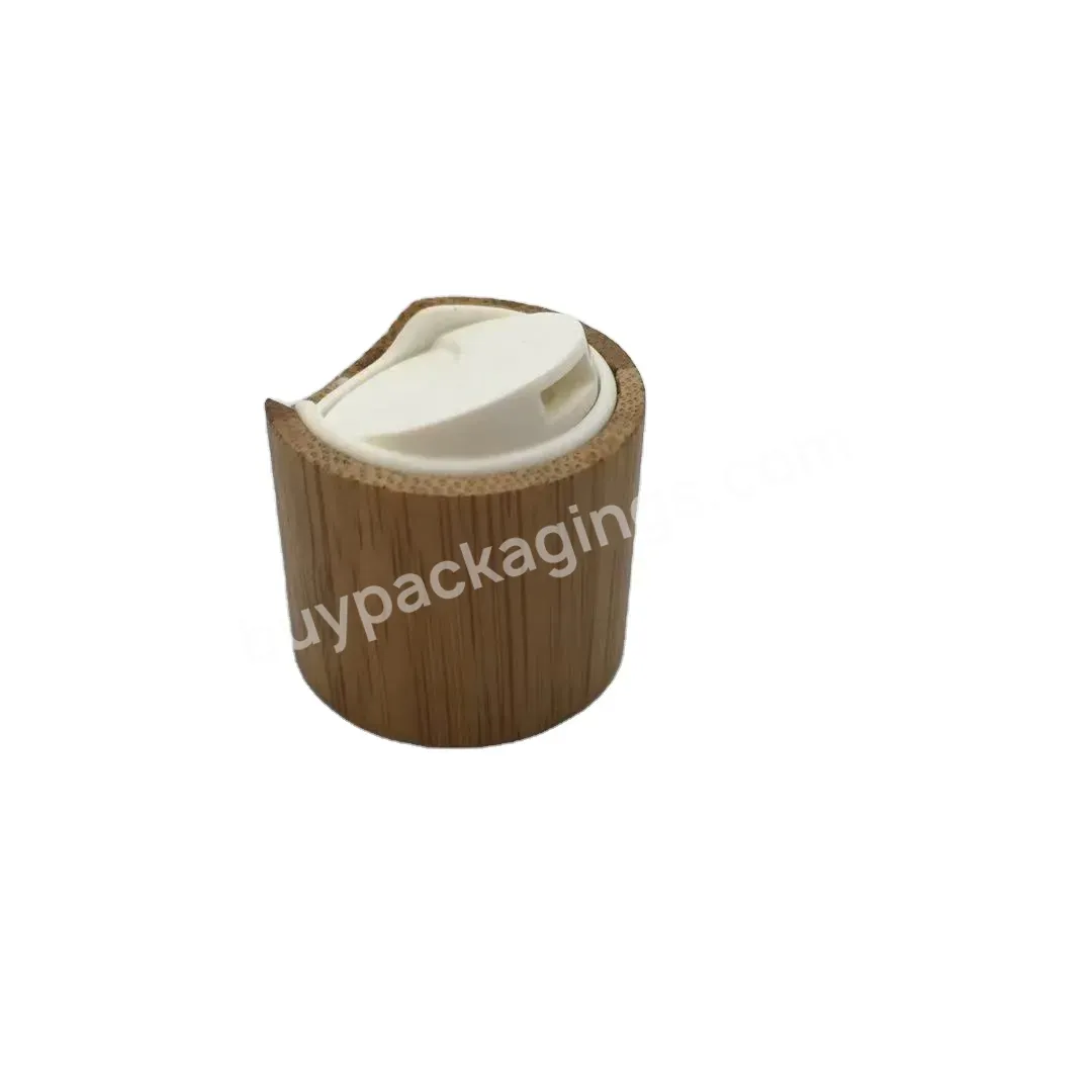 Oem Oem Wholesale 24/410 Bamboo Disc Top Cap White Recycle Manufacturer/wholesale Manufacturer/wholesale