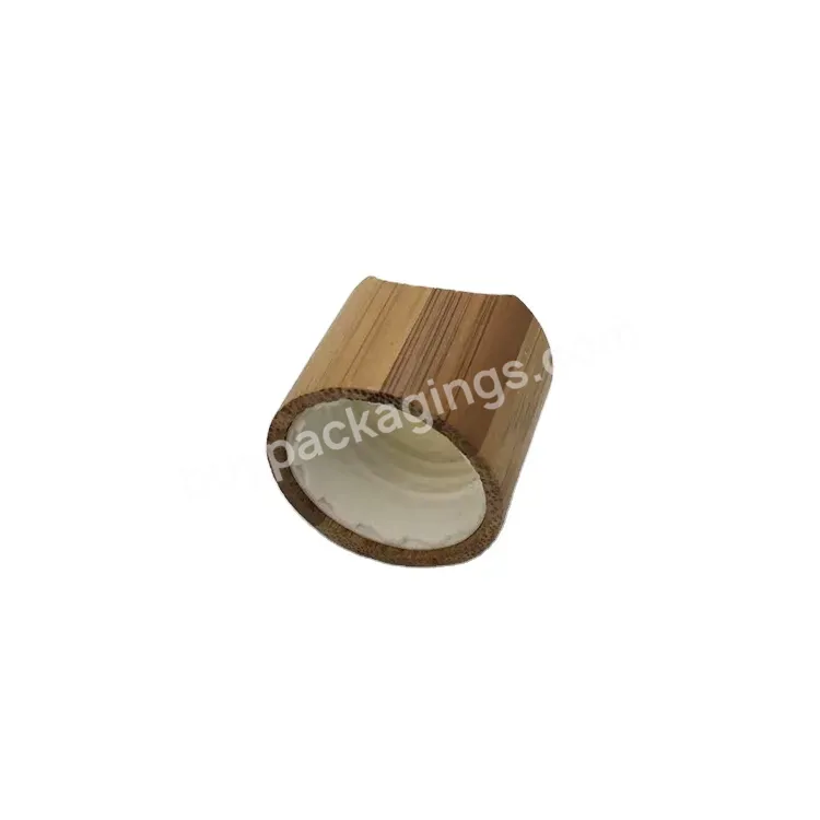 Oem Oem Wholesale 24/410 Bamboo Disc Top Cap White Recycle Manufacturer/wholesale Manufacturer/wholesale